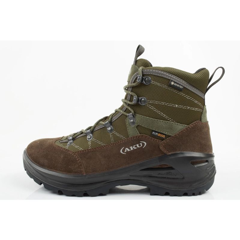 Aku Cimon Gore-tex Men's Leather Green Brown Hiking Shoes In preparation Your Sports Performance