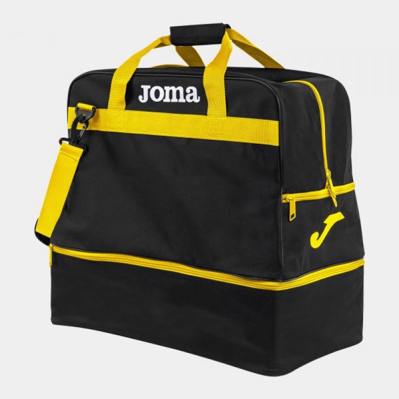 GRANDE TRAINING III SPORT BAG BLACK YELLOW Accessories/Bags/Joma/With a double bottom Your Sports Performance