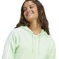 adidas 3 Stripes FL Full-Zip HD sweatshirt W IR6077 Clothing/Lifestyle/adidas Adidas