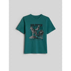 Boy's regular printed T-shirt 4F 4FJKAW26TTSHM4455-46S