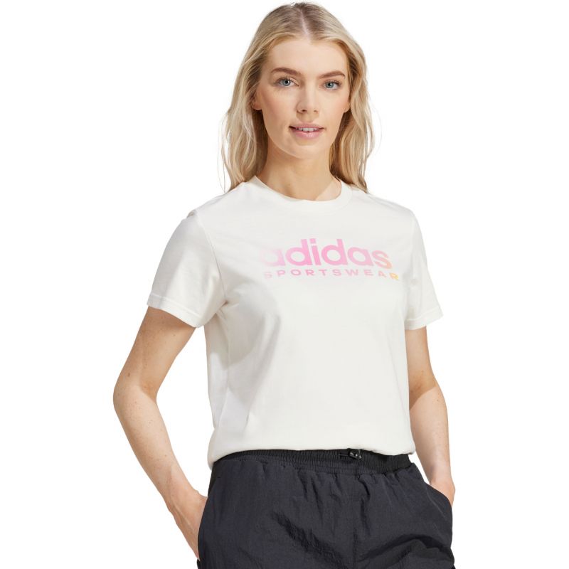 adidas The Soft Side Linear W T-shirt IR5890 Clothing/Lifestyle/T-shirts Adidas
