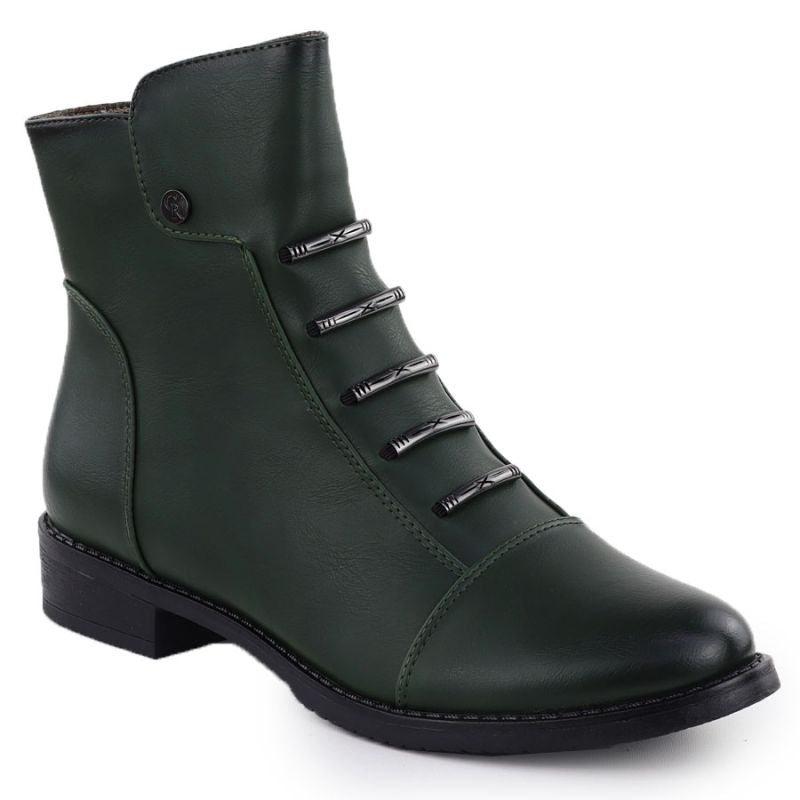 Jezzi ASA62-16 green women's ankle boots To be categorized Your Sports Performance