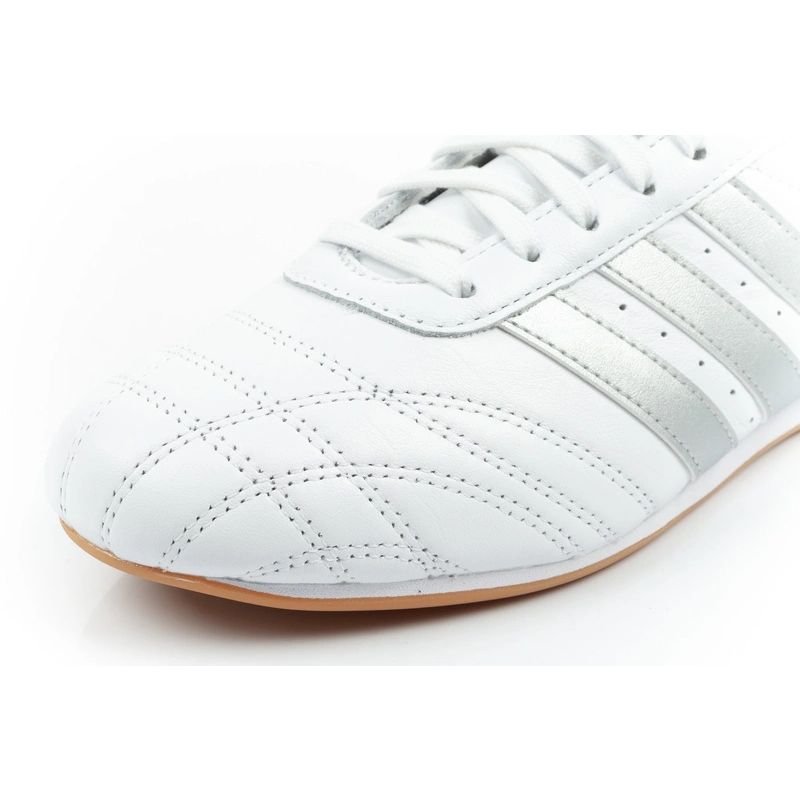 Adidas women's sports shoes Taekwondo Lace white fashionable leather adidas