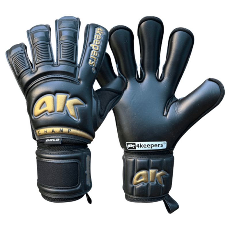 4keepers Champ Gold Black VI RF2G Jr S906497 Goalkeeper Gloves Accessories/Gloves/4keepers Your Sports Performance