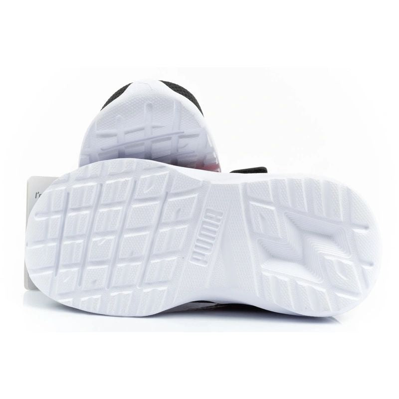 Puma Kids' All-Day Sports Sneakers with Hook-and-Loop Fastener, Black and Comfortable