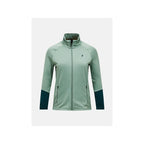 Women's PEAK PERFORMANCE W Rider Essentials Midlayer Zip Jacket Green