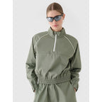 Women's cropped transition jacket with a stand-up collar 4F 4FRSS24TTJAF0886-44S *Kategoria tymczasowa Your Sports Performance