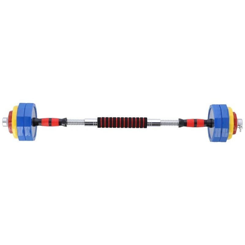 Colorful dumbbells with barbell function in a HMS SKC20 case 2 x 10 kg In preparation Your Sports Performance