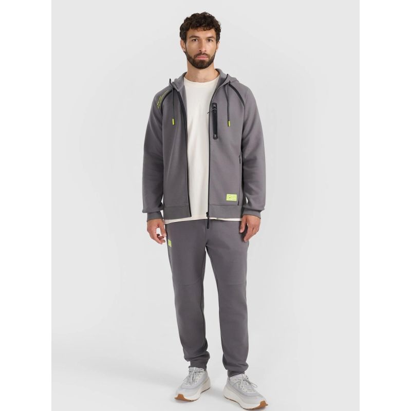 Men's zip-up hooded sweatshirt 4F 4FRAW25TSWSM2456-23S *Kategoria tymczasowa Your Sports Performance