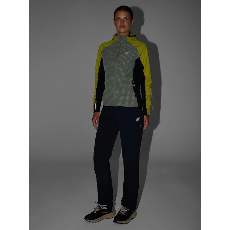 Women's quick-drying trekking trousers 4F 4FRAW26TFTRF1606-20S