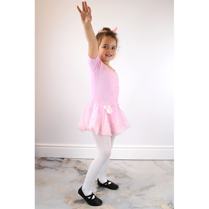 Leather dance shoes with black elastic bands Jr Nazo Footwear/Lifestyle Your Sports Performance