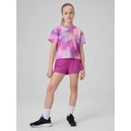 Girls' quick-drying sports T-shirt 4F 4FJRSS26TFTSF2394-90A 4f