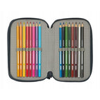Real Madrid pencil case with equipment triple filled pencil case 37 pcs 412557857 Real Madryt