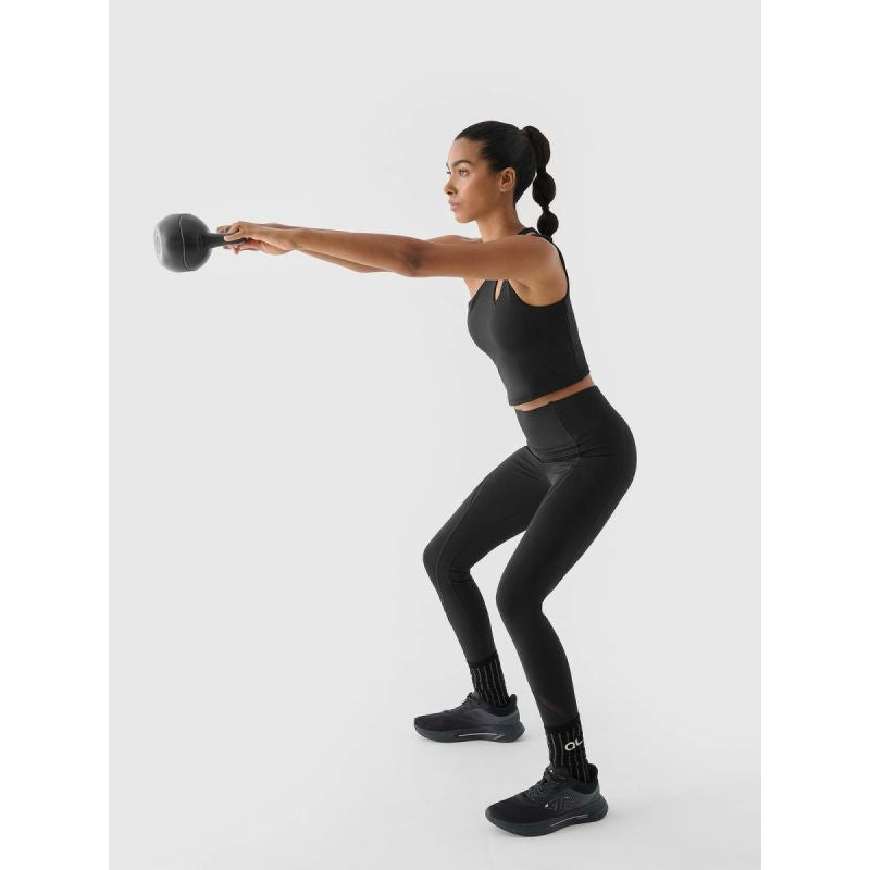 One-shoulder training crop top 4F x anna lewandowska 4F 4FALSAW24TFSLF515-20S 4f