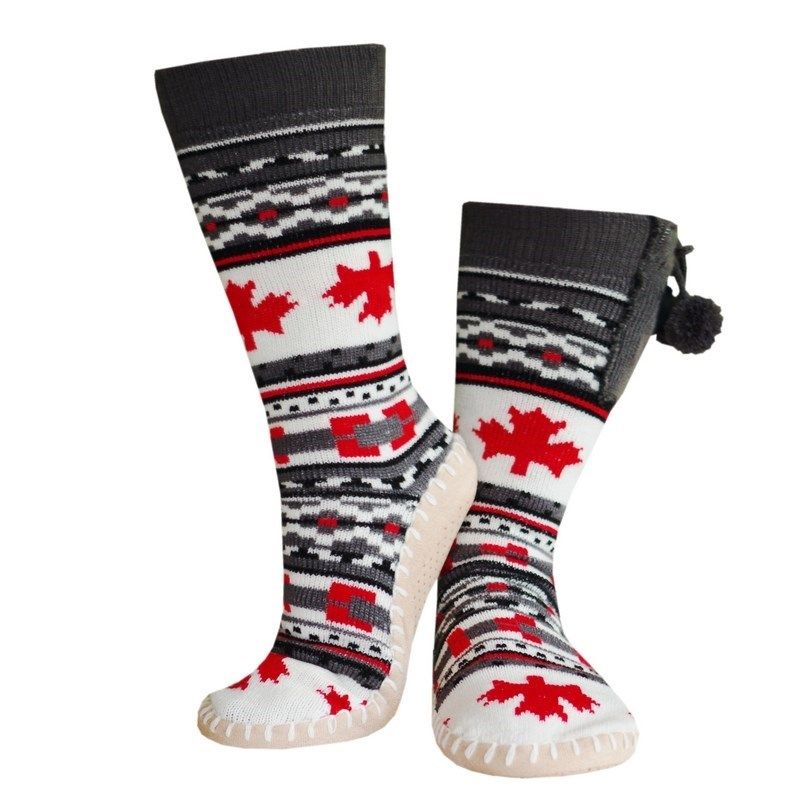 GLOVII HEATED SLIPPERS WITH SOCKS, SIZE 36-43, NORWEGIAN PATTERN, BATTERIES AND CHARGING CABLE INCLUDED, GQ4M Footwear Your Sports Performance