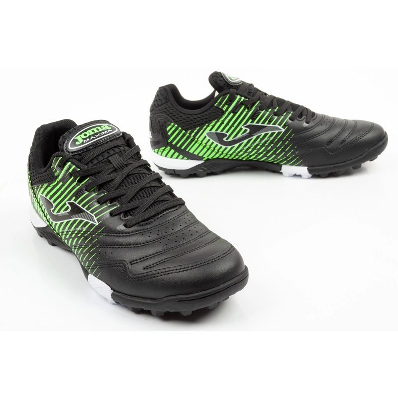 Joma men's sports shoes Maxima 2601 TF turf football shoes black
