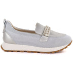Women's leather sports shoes lords gold Cambell 19392 Cambell