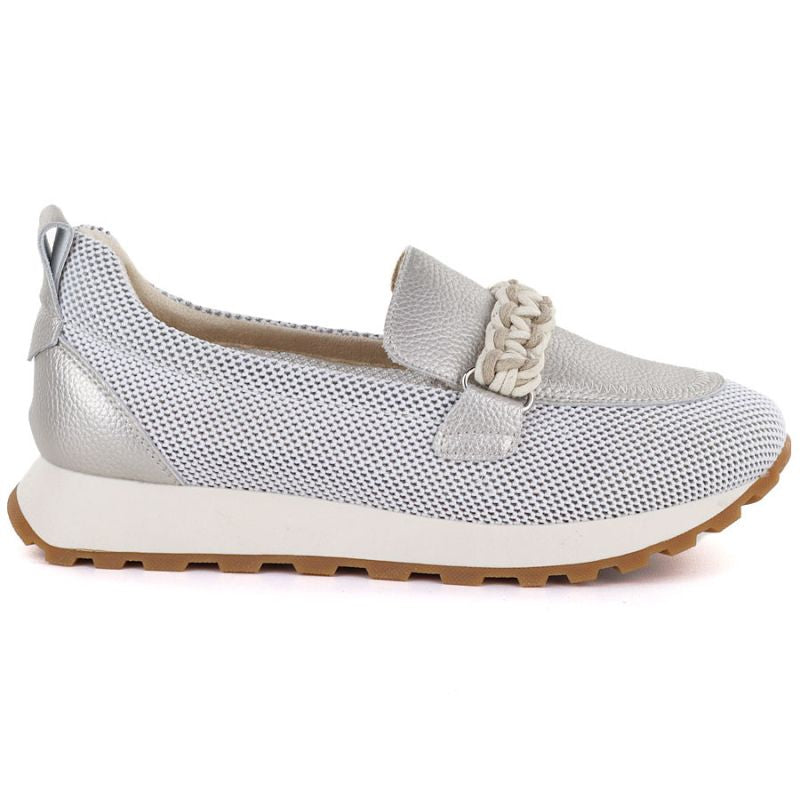 Women's leather sports shoes lords gold Cambell 19392 Cambell