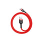 Baseus Cafule CATKLF-C09 Cable (USB 2.0 - USB Type-C; 2m; black and red) In preparation Your Sports Performance
