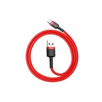 Baseus Cafule CATKLF-C09 Cable (USB 2.0 - USB Type-C; 2m; black and red) In preparation Your Sports Performance