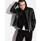 Armani Exchange Men's Stand-Up Collar Leather Jacket (8NZB08-ZNAAZ-1200) In preparation Your Sports Performance