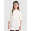 Oversized T-shirt with print for girls 4F 4FJRAW25TTSHF3187-11S *Kategoria tymczasowa Your Sports Performance