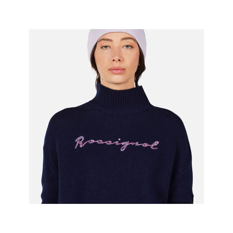 ROSSIGNOL W SIGNATURE SWEATER navy blue women's sweater