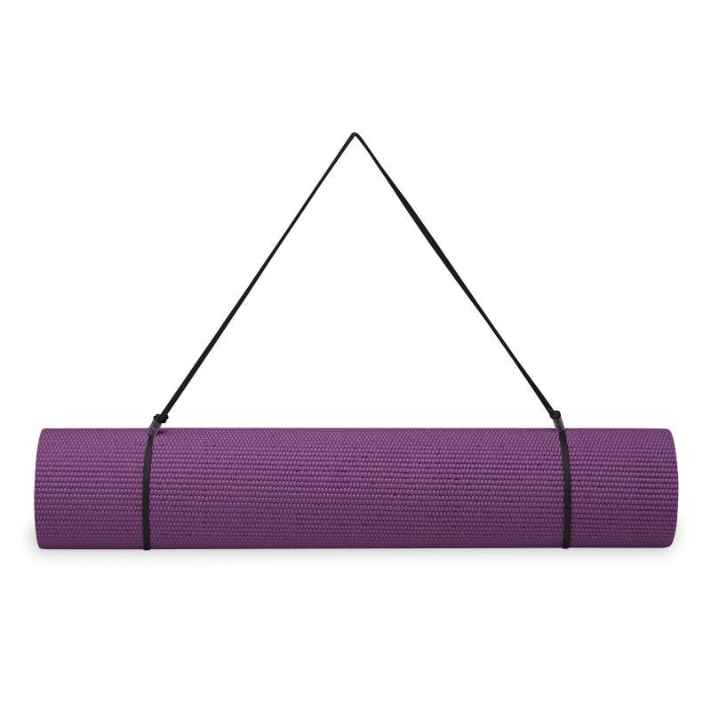 Gaiam Essentials 6 mm Yoga Mat with strap 63313 Accessories/Training equipment Your Sports Performance