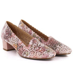 Women's openwork high-heeled shoes, multicolor Potocki 26-12393 Potocki