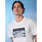 Men's regular printed T-shirt 4F 4FRSS26TTSHM3658-10S 4f