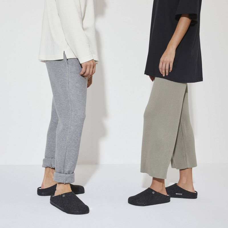 Birkenstock Zermatt Anthracite wool felt insulated slippers for women/men, regular size wide (1015090) In preparation Your Sports Performance