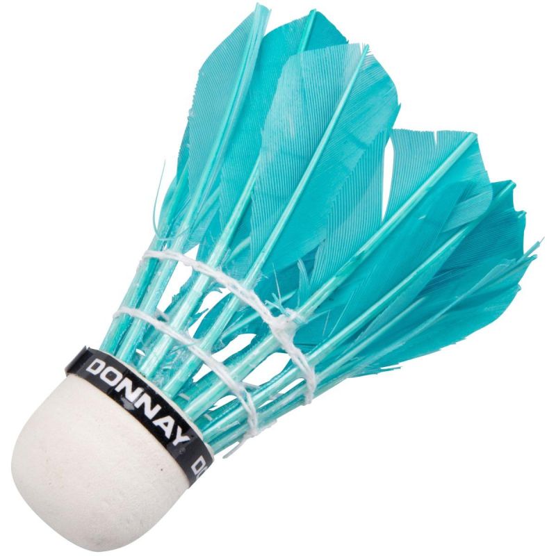 DONNAY FEATHER BADMINTON SHUTTLE 5 PCS COLOR Accessories Your Sports Performance