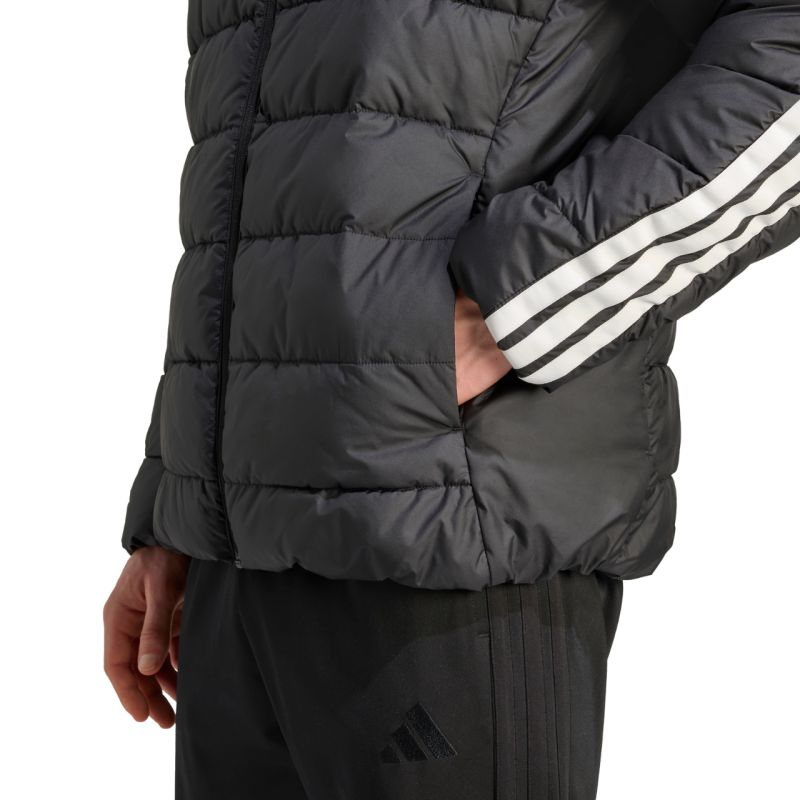 Men's adidas Essentials 3-Stripes Jacket Black JM8416 Clothing Your Sports Performance