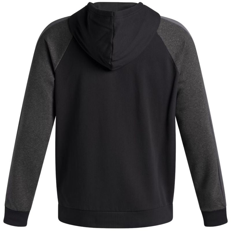 Men's Under Armour Rival Fleece Colorblock Hoodie Black 6003958 001 Clothing Your Sports Performance