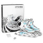 Inline skates Spokey Prime Pro WH/TQ 38 926966 Accessories/Skating/Rolki (pozostałe) Your Sports Performance