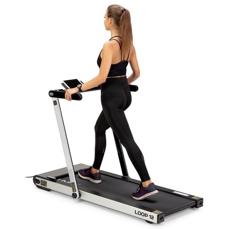 HMS LOOP12 MULTI Electric Treadmill with Desk 1-12 km/h, Gray In preparation Your Sports Performance