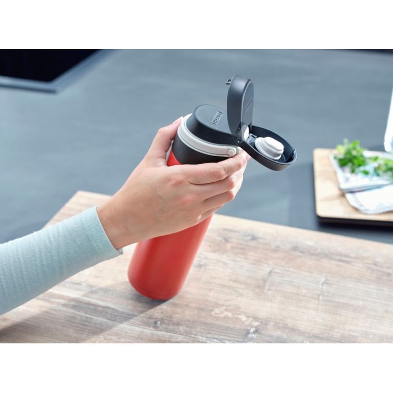 Flip thermal mug 600 ml, red 3273 LEIFHEIT AGD - Produkty/Termosy i kubki termiczne Your Sports Performance