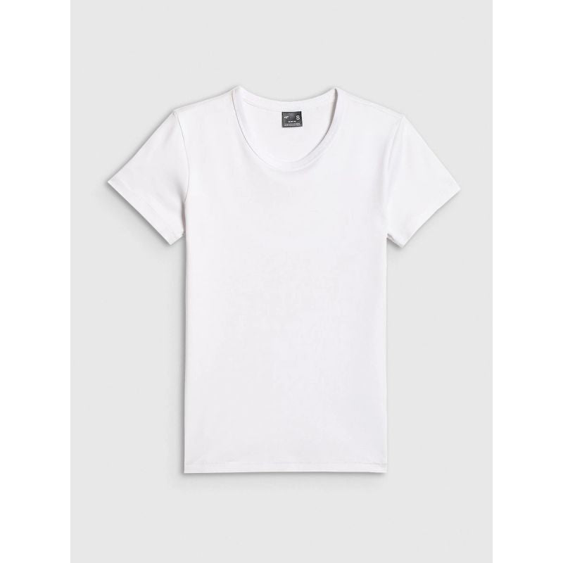 Women's slim plain T-shirt 4F 4FRAW25TTSHF3623-10S 4f