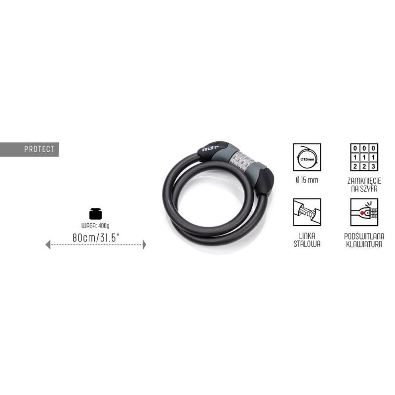 Meteor Protect 31525 bicycle lock Accessories/Bicycle/Akcesoria rowerowe Your Sports Performance