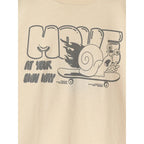 Boy's oversize T-shirt with print 4F 4FJRAW25TTSHM3208-12S *Kategoria tymczasowa Your Sports Performance