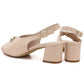 Beige Sergio Leone SK469 women's high-heeled sandals LEONE