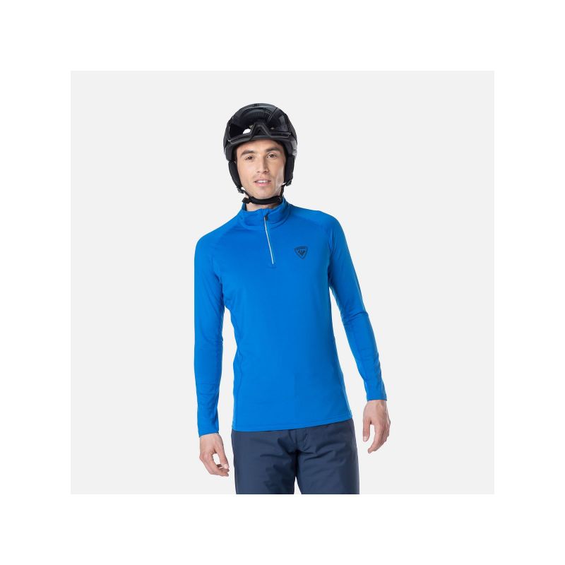 Rossignol Classique 1/2 Zip T-shirt blue Import z PMSport Your Sports Performance