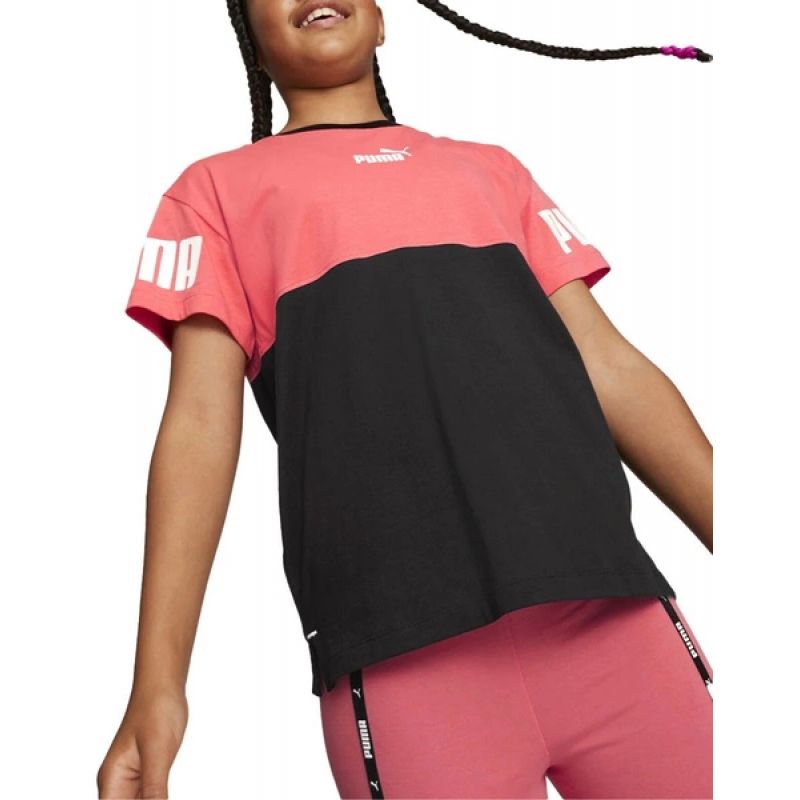 Puma Power Colorblock Jr T-shirt 670204 35 Clothing/Lifestyle/T-shirts Puma