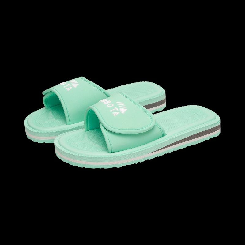 Kubota Velcro Classic Flip Flops Pastel Green K25SS-100-001-17-1 Kubota