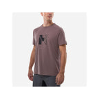 MILLET Kamet Map Ts Ss M purple plum men's t-shirt
