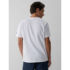 Men's regular printed T-shirt 4F 4FRAW26TTSHM4470-10S