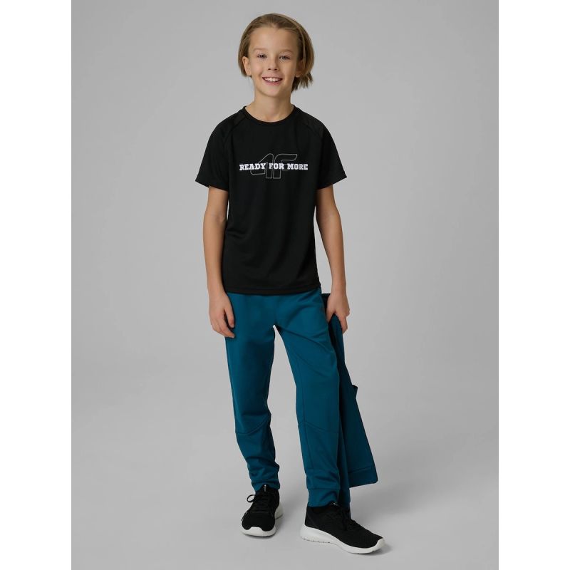 Boy's quick-drying sports T-shirt 4F 4FJRSS26TFTSM2391-20S
