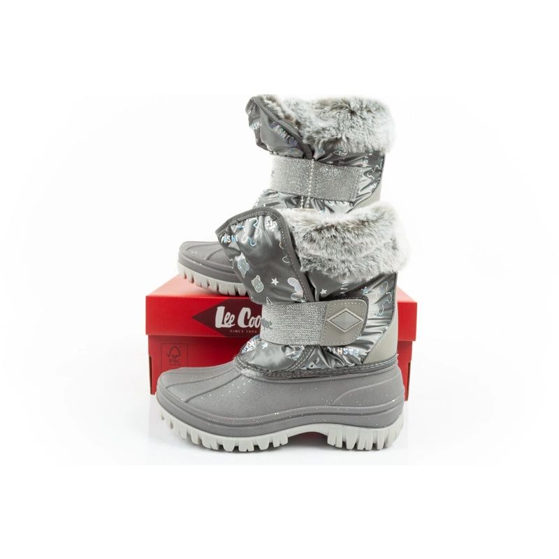 Lee Cooper winter boots children's insulated snow boots for girls gray In preparation Your Sports Performance