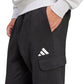 Men's adidas Essentials Feelcozy Fleece Cargo Pants Black JE3820 In preparation Adidas