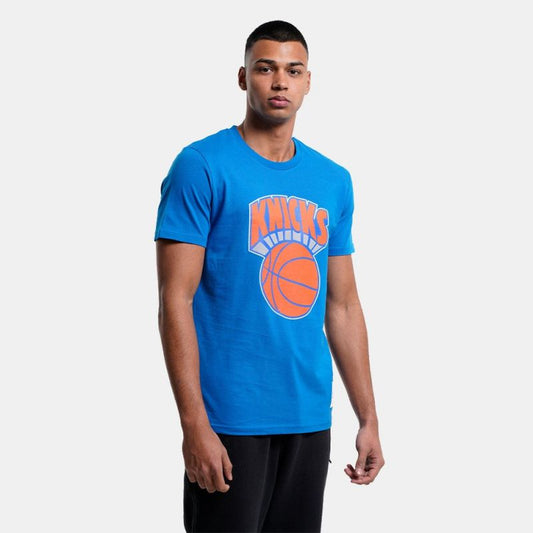 Mitchell &amp; Ness NBA Team Logo Tee New York Knicks M BMTRINTL1051-NYKROYA Clothing/Lifestyle/T-shirts/Mitchell & Ness Your Sports Performance